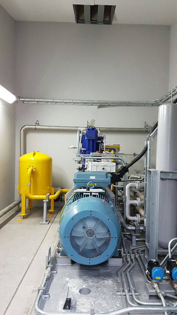 kompressor till Fredriksdals biogas bussar
