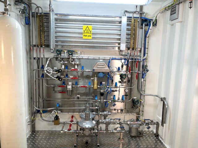Biogas dekomprimering biomethane decompression unit fossilfree energy
